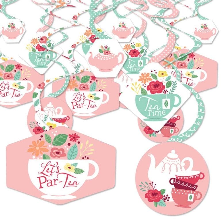 Tea Party Decoration Swirls