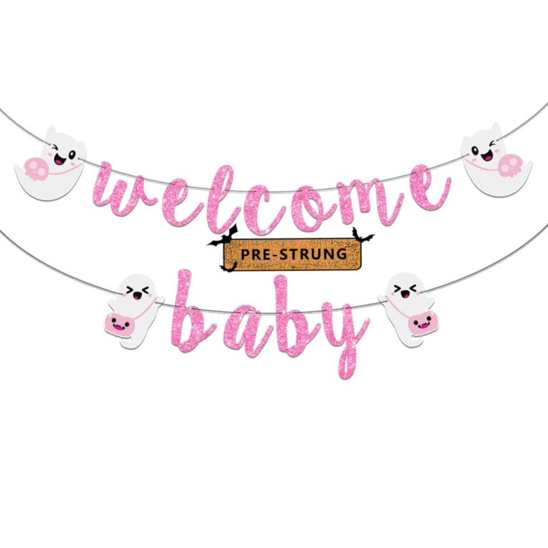 Welcome Baby Halloween Nightmare Party Banner