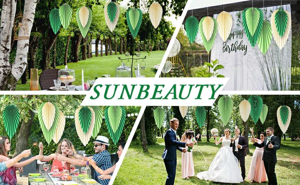 paper fan for outdoor wedding, outdoor party