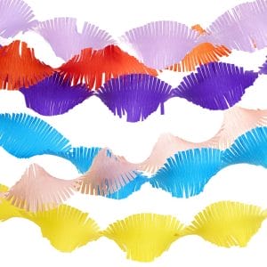 rainbow streamers with 6 colors