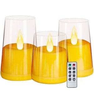 Acrylic Plexiglass Flameless LED Candles