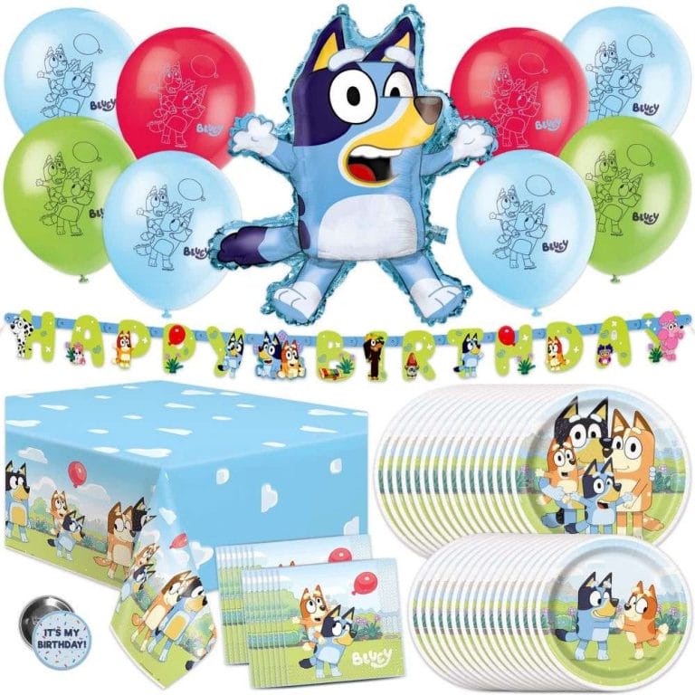 Bluey Birthday Party Supplies Set