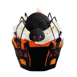 Cupcake Decoration Liner Spider Themed