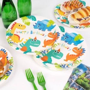 Dinosaur Birthday Party Supplies 9, Dinosaur Party Decorations for Kids Boys