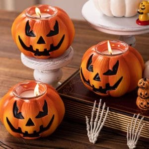 Grimace Pumpkin Candle Holder