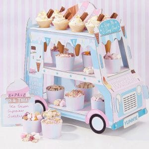 Ice Cream Cart Baby Shower Cake Stand