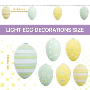 LED Easter Eggs Battery Operated String Light