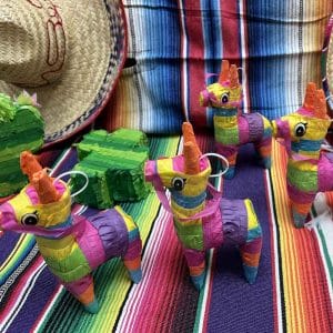 Little Rainbow Llama Pinatas