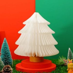 Origami Christmas Tree Lights Paper Christmas