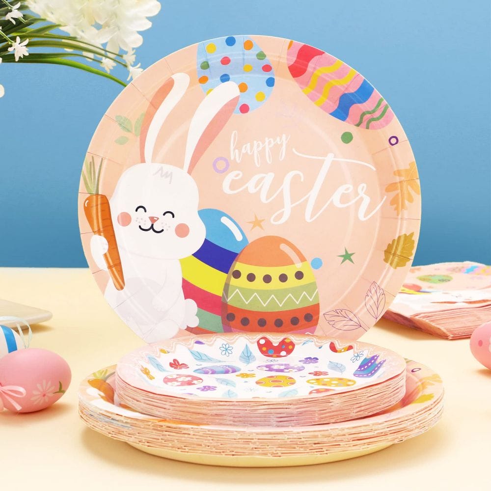 Party Supplies Easter Table Decorations，Serves 24 Guests