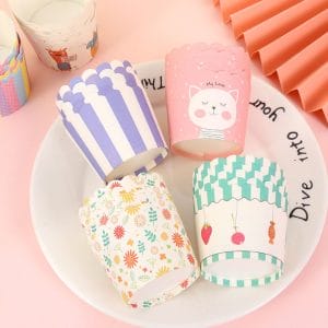 Round Cake Coaster Disposable Baking Paper Cups