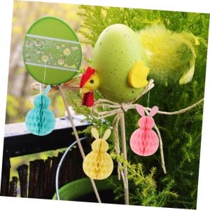 bunny paper ornaments for Easter decorations ideas