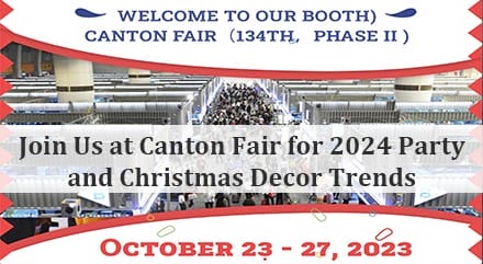 canton fair (13th）Sunbeauty 2024 party and Christmas Decor Trends