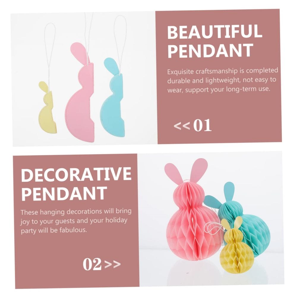 decorative pendant cute hanging ornaments are durable and lightweight