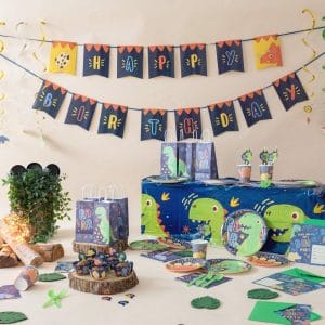 dinosaur themd birthday party decorations