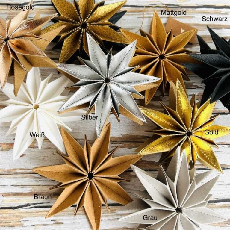 Folded Paper Star Christmas Star Decoration