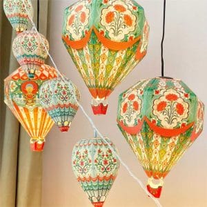Hot Air Balloon Lamp Shades Paper Lantern String Decoration