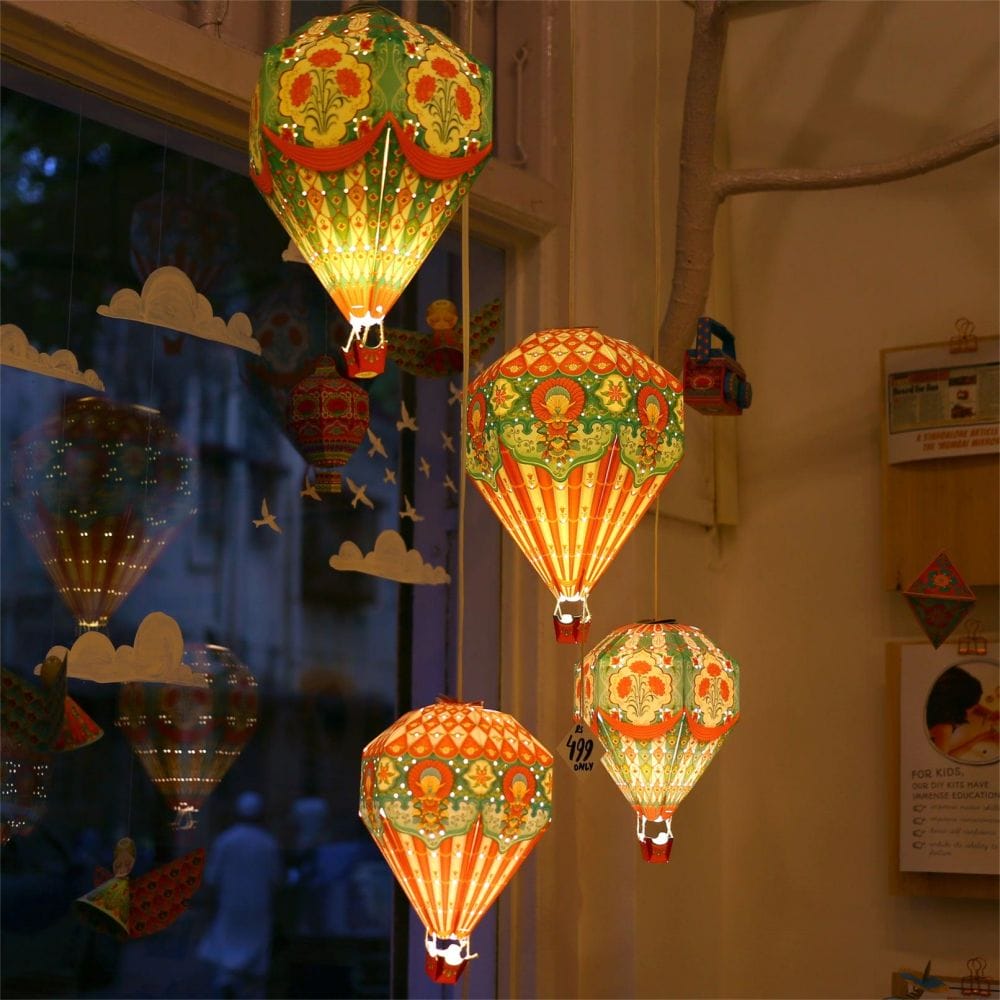 Hot Air Balloon Lamp Shades Paper Lanterns