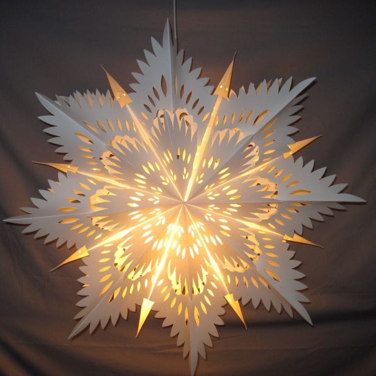 Snowflake Star Light Lantern Paper Lamp Night Light Decoration