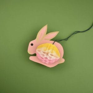 original handmade paper rabbit christmas decoration