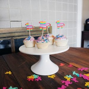 Bulk Mini Pinata Paper Cupcake Toppers