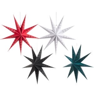 Christmas Paper Star In White Wholesale Paper Star Lanterns