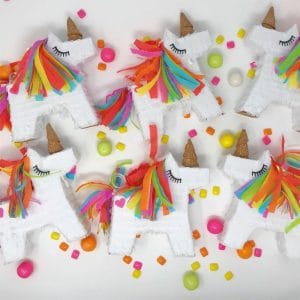 Customized Unicorn Mini Piñata Individually Wrapped Unicorn Party Favor Wholesale