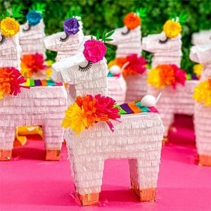 Mini Llama Piñatas for Llama Theme Party Favor