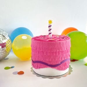 Mini Piñata Birthday Cake