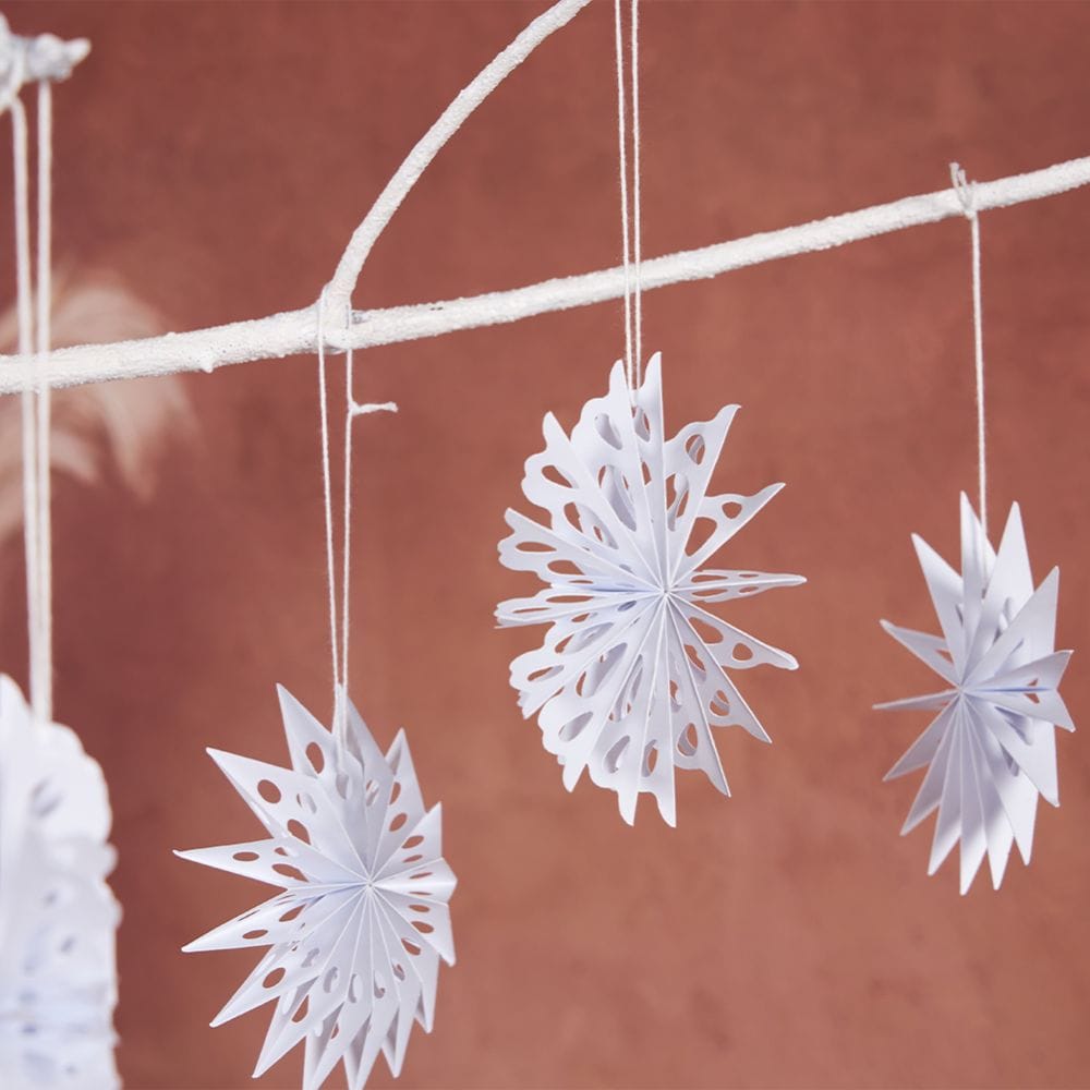 Personalized Paper Snowflakes Collection
