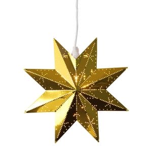 Personalized Star Decorations Classic Golden Paper Star Manufacturer