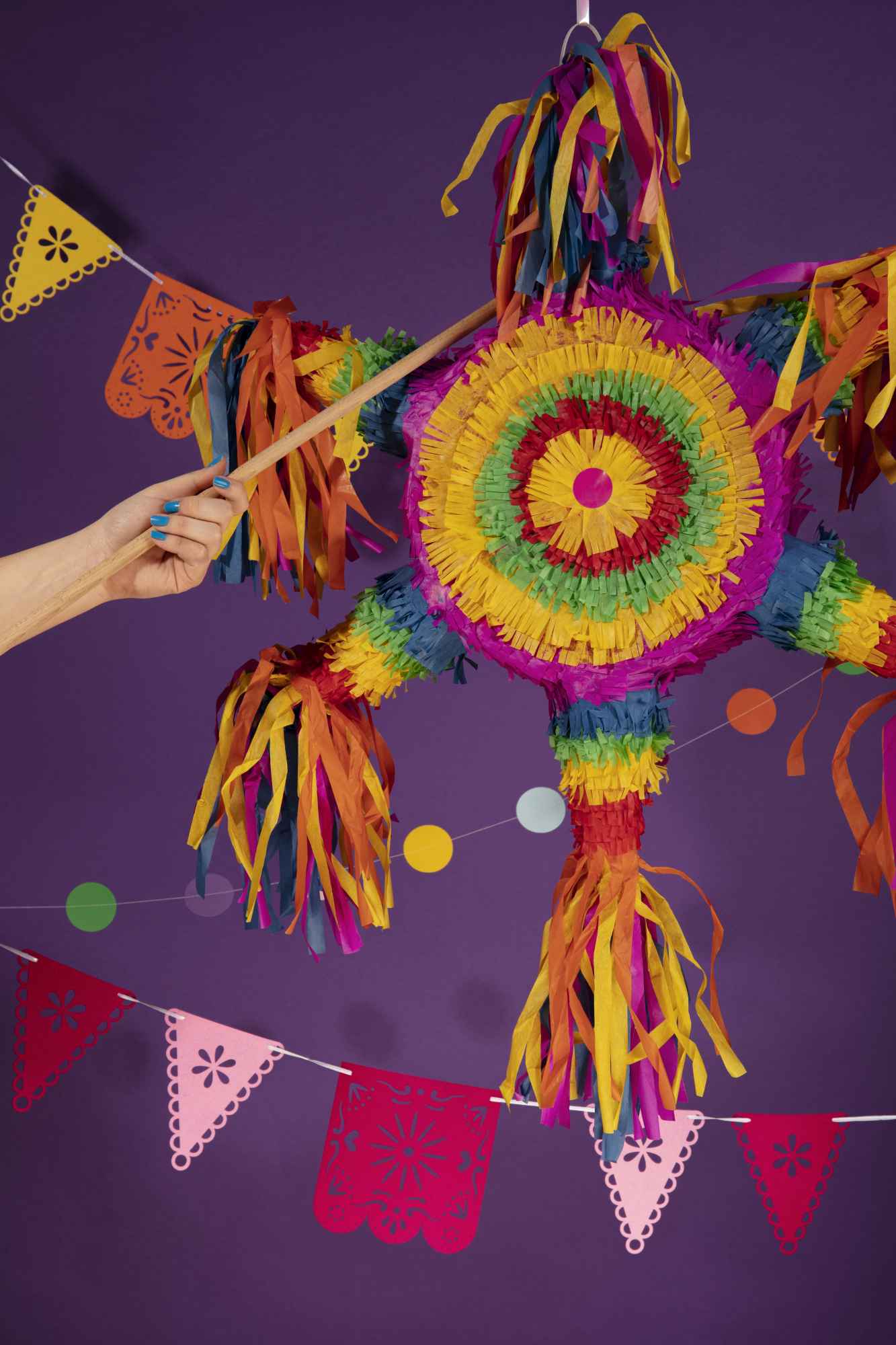beautiful mexican personalized pinata party decoration