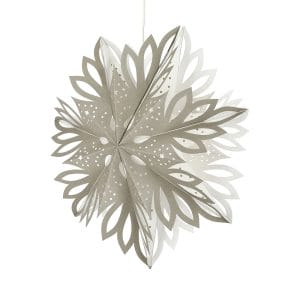 Bulk Custom Paper Advent Star Snowflake