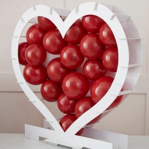 Custom Red Heart Shaped Balloon