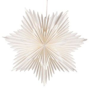 Customized White Northlight Paper Advent Star Lights