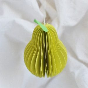 Pear Paper Honeycomb Fruits Paper Handmade Craft Decoration