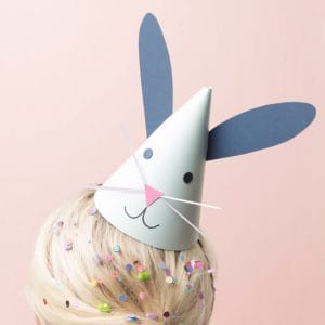 Personalized Easter Bunny Party Hat