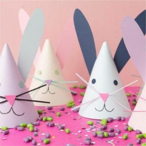 Personalized Easter Bunny Party Hats