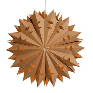 Personalized Northlight Christmas Star Paper Light Ornament