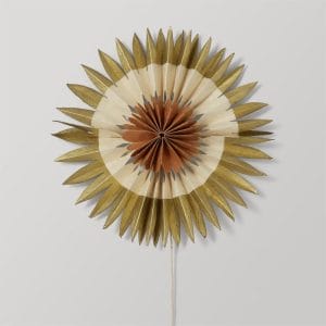 Christmas Decorations Hanging Dip Dyed Paper Rosette