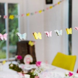 Colourful Butterfly Bunting Truly Fairy Butterfly Garlands