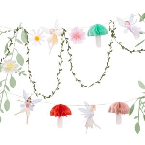 Custom Paper Honeycomb Fairy Garland for Spring Party