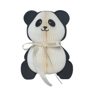 Cute Panda Thick Paper Honeycomb Foldable Table Centerpieces