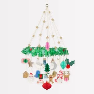 Festive Honeycomb Paper Hanging Chandelier Ornaments Bulk Wholesale
