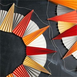 Paper Fan Garland Diy Paper Crafts For Decorations Wholesale