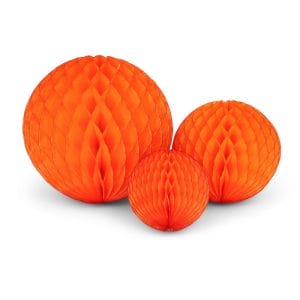 Paper Honeycomb Ball Tissue Paper Orange