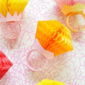 Paper Honeycomb Rings Diy Paper Crafts Manufacturer