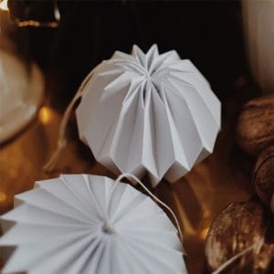 White Paper Decoration Christmass Decorations Minimalist Home Decor