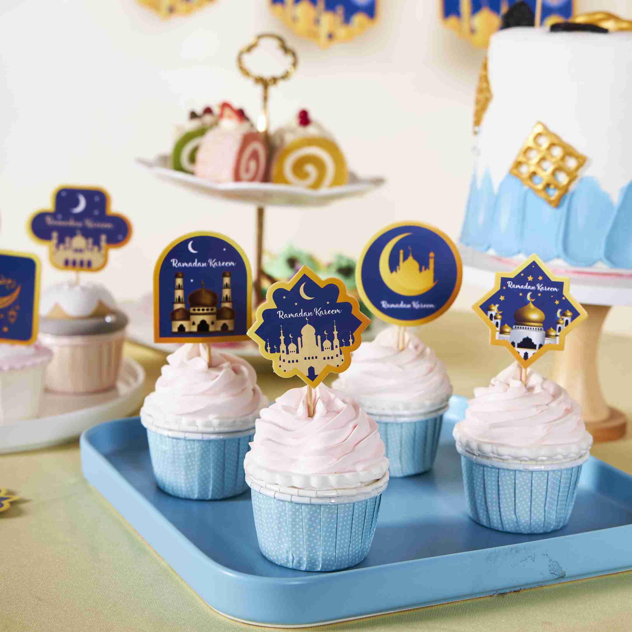 eid party cake decorations cupcake toppers