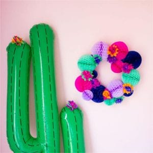this DIY fiesta wreath